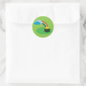 Sticker Rond Pot d'or (Sac)