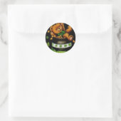Sticker Rond Pot d'ours (Sac)