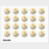 Sticker Rond Pote inattendu (Feuille)