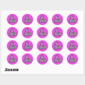 Sticker Rond potes (Feuille)
