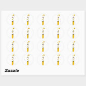 Sticker Rond potion amour (Feuille)
