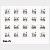Sticker Rond Potions magiques pour Halloween Kawaii - Articles (Feuille)
