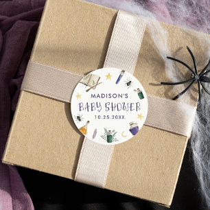 Sticker Rond Potions magiques Whimsical Baby shower Halloween