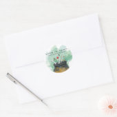 Sticker Rond Potions, Spells & Magic Brew sorcières Cauldron (Enveloppe)