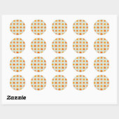 Sticker Rond Potiron Patch (Feuille)