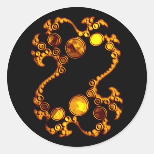 Sticker Rond Pots jaunes (Devant)
