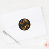 Sticker Rond Pots jaunes (Enveloppe)