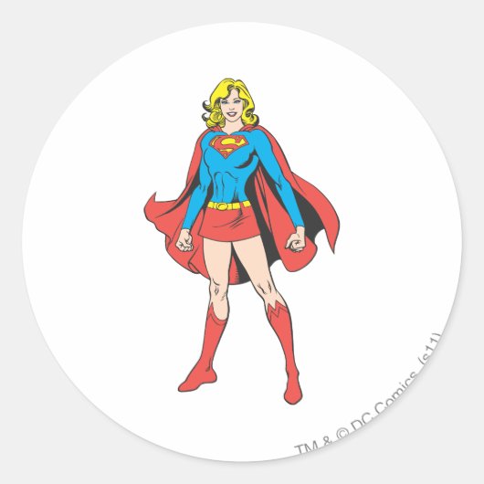 Sticker Rond Pots supergirl (Devant)