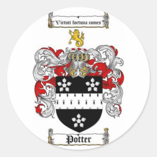 Sticker Rond Potter Family Crest
