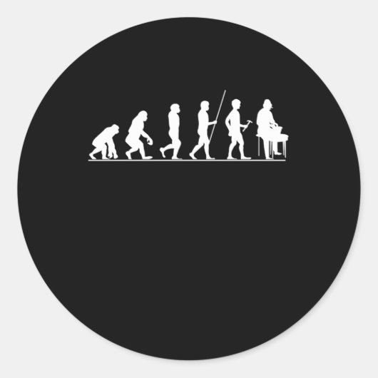Sticker Rond Potterie Evolution Potters Porcelain Kiln Job Cade (Devant)