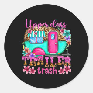 Sticker Rond Poubelles de remorque de Cl supérieur faisant des