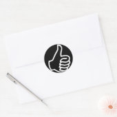 Sticker Rond Pouce vers le haut (Enveloppe)