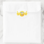 Sticker Rond Pouce vers le haut (Sac)