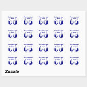 Sticker Rond Pouce vers le haut (Feuille)