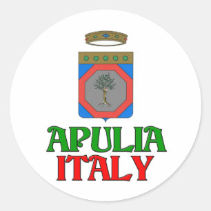 Sticker Rond Pouilles Italie