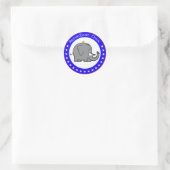 Sticker Rond poule républicaine (Sac)