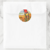 Sticker Rond Poulet (Sac)