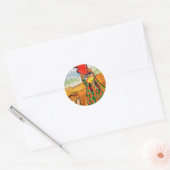 Sticker Rond Poulet (Enveloppe)