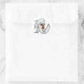 Sticker Rond Poulet Chef (Sac)