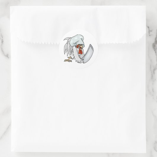 Sticker Rond Poulet Chef (Sac)