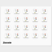 Sticker Rond poulet OGM (Feuille)
