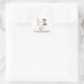 Sticker Rond poulet OGM (Sac)