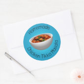 Sticker Rond Poulet Tikka Masala (Enveloppe)