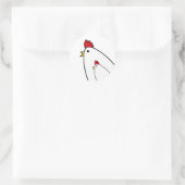 Sticker Rond Poulets (Sac)
