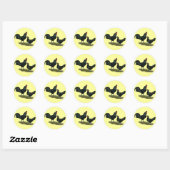 Sticker Rond Poulets Augsburger (Feuille)