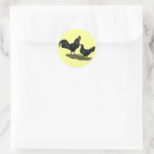 Sticker Rond Poulets Augsburger (Sac)