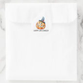 Sticker Rond Poumon d'Halloween (Sac)