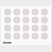 Sticker Rond Poumons libres (Feuille)
