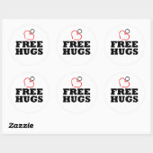 Sticker Rond Poumons libres (Feuille)