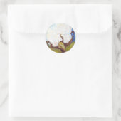 Sticker Rond Poupée de coton de MS (Sac)