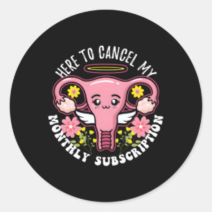 Sticker Rond Pour Annuler Mon Abonnement Mensuel Pour Survivo
