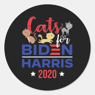 Sticker Rond Pour Biden Harris - Charmant propriétaire Amoureux