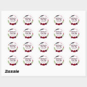 Sticker Rond Pour fleuriste (Feuille)