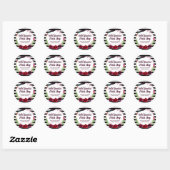 Sticker Rond Pour fleuriste (Feuille)