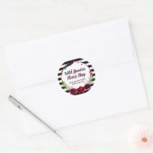 Sticker Rond Pour fleuriste (Enveloppe)