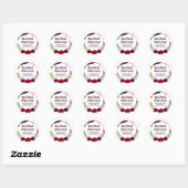 Sticker Rond Pour fleuriste (Feuille)