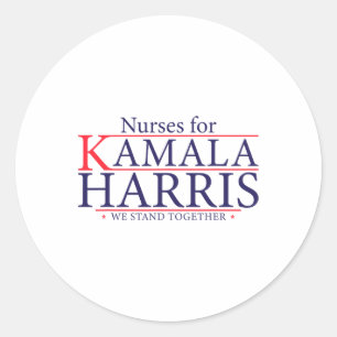 Sticker Rond Pour Kamala Harris 2024 - Kamala Pour Président 20