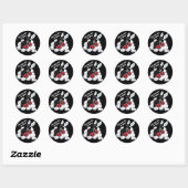 Sticker Rond Pour l'amour du quad (Feuille)