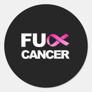 Sticker Rond Pour Le Cancer Pour La Sensibilisation Au Cancer D