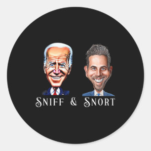 Sticker Rond Pour le gros gars Joe Biden West Wing Ordinateur p