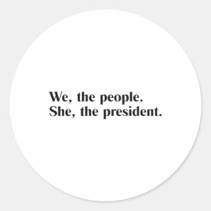 Sticker Rond Pour le président Kamala Harris Merch Kamala 2024