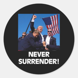 Sticker Rond Pour le président Trump3