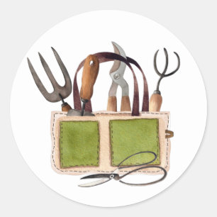 Sticker rond pour le sac à outils Garden Life