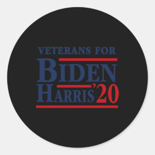 Sticker Rond Pour l'élection de Joe Biden Kamala Harris 2020