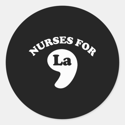 Sticker Rond Pour l'élection de Kamala Harris 2024 (Devant)