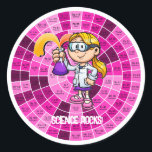 Sticker Rond Pour les enseignants et les étudiants en sciences.<br><div class="desc">La science et les mathématiques ne sont pas des domaines spécifiques au genre, mais les filles semblent régler ces sujets. Les établissements d'enseignement, même à l'ouest, accueillent naturellement les garçons dans ces domaines, tout en étant souvent peu enclins à encourager avec enthousiasme les filles à poursuivre des études de sciences...</div>